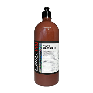 TINTA CASTANHO 1L - LEATHER PRO