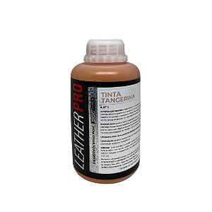 TINTA TANGERINA PARA COURO 500ML - LEATHER PRO