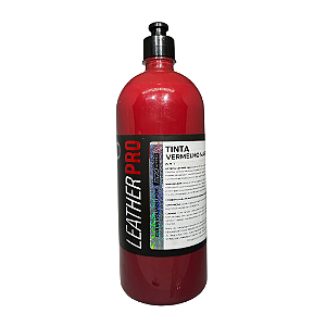 TINTA VERMELHO MARSALA 1L - LEATHER PRO