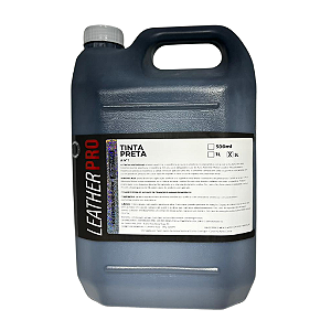 TINTA PRETA PARA COURO 5L - LEATHER PRO