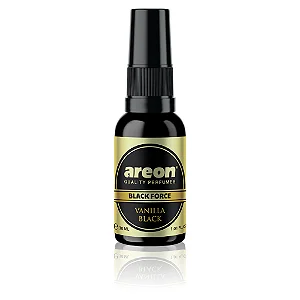 AREON BLACK FORCE VANILLA BLACK 30ML - PERFUME AUTOMOTIVO PREMIUM