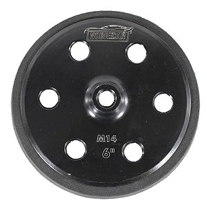Prato para Politriz Rotativa Suporte M14 Black 6"- Nobrecar