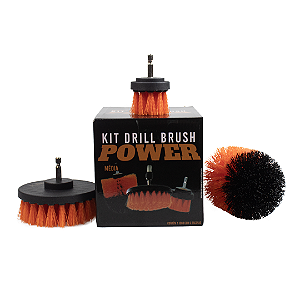 Kit Drill Brush Power Escovas para Parafusadeira - Kers