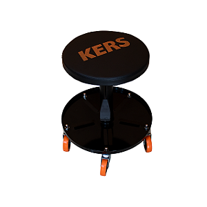 Banqueta Redonda com Rodízios 360° Dynamic Stool 130kg - Kers