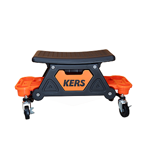 Banco com Rodízios 360° Profissional LowRider Stool 130kg - Kers