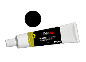 Massa Niveladora de Couro Stuko Preta 50g - Leather Pro