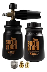 Canhão de Espuma Snow Black com 2 copos 1L - Kers