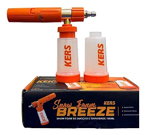 Breeze Snow Foam de Sucção e Gravidade 100ml 2 copos - Kers