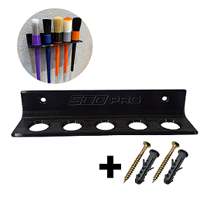 Suporte de Parede para 5 Pincéis Detalhamento - 500 PRO