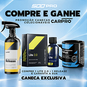 Kit Carpro Release 1L + CQUARTZ Lite 2.0 com Caneca de Brinde