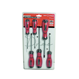 Jogo de Chaves de Fenda Phillips Prime 6 Peças - Sigma Tools