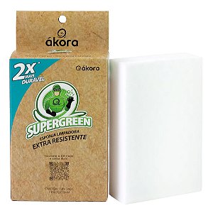 ESPONJA DE MELAMINA EXTRA RESISTENTE - AKORA