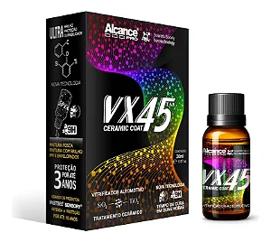 VX45 Vitrificador Cerâmico 20ml Proteção de 3 Anos - Alcance