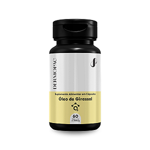 Óleo De Girassol Ozonizado 60 Caps Suplemento Dermopac 300mg