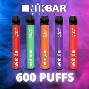 NikBar Plus - Pod Stig Bar - 600 Puffs - Descartavel