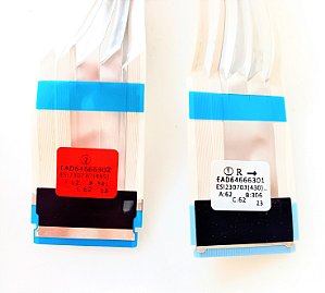 Cabos Flats Lvds TV LG 65UR8750PSA EAD64666302 EAD64666301 Originais