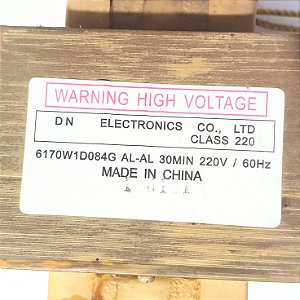 Transformador Trafo Compatível Micro-ondas LG 6170W1D084G 220v Original