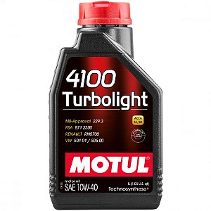 Óleo para motor Motul 4100 TURBOLIGHT 10W40 (12 litros)