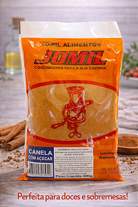 CANELA COM ACUCAR 500g JOMIL