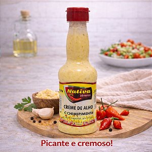 CREME DE ALHO C/ CHIMIPIMENTA 150ml NATIVA