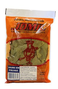 LOURO EM FOLHAS TURCO 100g JOMIL