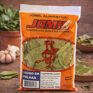 LOURO EM FOLHAS TURCO 100g JOMIL