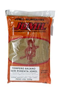 TEMPERO BAIANO SEM PIMENTA 500g JOMIL