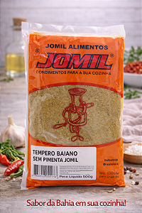 TEMPERO BAIANO SEM PIMENTA 500g JOMIL