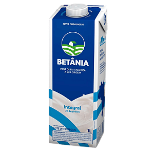Leite Betânia integral 1 litro