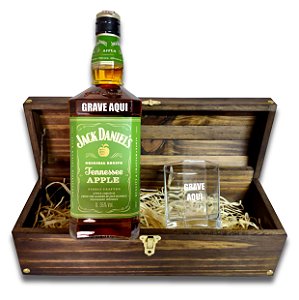Kit Whisky Personalizado - Jack Daniels Apple