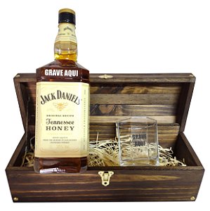 Kit Whisky Personalizado - Jack Daniels Honey