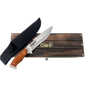 Kit Faca Cabo Madeira Personalizado