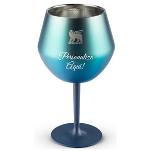 Taça Térmica Cocktail Glass Stanley Azul Tropical Tidal Haze 414 ml - Personalizada