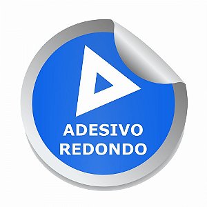 Adesivo Redondo 30x30mm