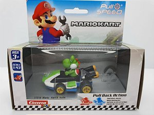 Miniatura Mario Kart - Yoshi - Escala 1/43 - Carrera