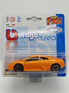 Miniatura Lamborghini  Murcielo Laranja - Escala 1/64 - Burago