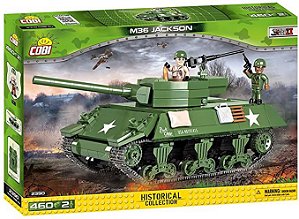 Cobi Historical Collection - Tanque Americano M36 Jackson -460 peças