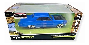 Miniatura 1966 Chevrolet Chevelle SS 396 - Escala 1/24 - Maisto Design Muscle