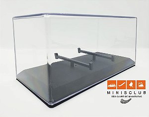 Kit 10 caixas acrílicas (Expositores) para miniaturas  1/43 - Minisclub