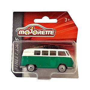 Miniatura Volkswagen T1 Verde - Escala 1/64 - Majorette