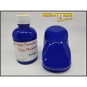 Tinta Cor Sólida para Customização de Miniaturas - TINTA POLIÉSTER AZUL PING PONG Nº 81