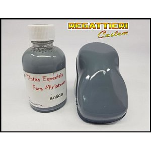 Tinta Cor Sólida para Customização de Miniaturas - TINTA POLIÉSTER CINZA NARDO Nº 52