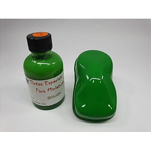 Tinta Cor Sólida para Customização de Miniaturas - TINTA POLIÉSTER VERDE PATROPICAL Nº 134