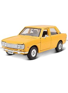 Miniatura Carro Datsun 510 (1971) Amarelo - 1:24 - Maisto