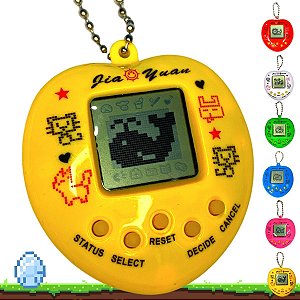 Brinquedo Bichinho Virtual Tamagotchi 168 Em1 Original Retro - Amarelo