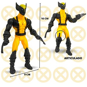 Boneco Vingadores Super Heróis Action Figures Articulado - Wolverine