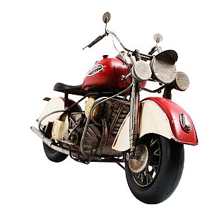 Miniatura Moto Motorcycle Red 1216 Escala 1/18 Verito