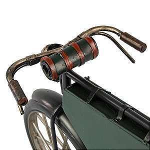 Miniatura Bicicleta Verde E Preta Verito
