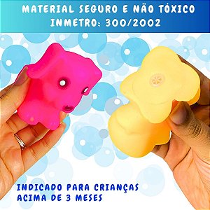 Bichinhos De Vinil Brinquedo De Banho Do Bebê Kit 12 Peças