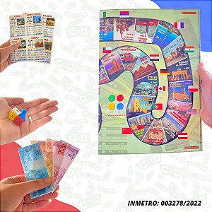Banco Imobiliário Original Vários Países Jogo De Tabuleiro